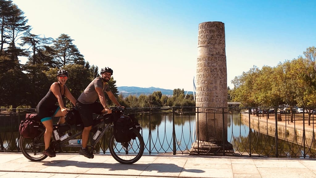 Viagem de bicicleta tandem, Chaves - Portugal