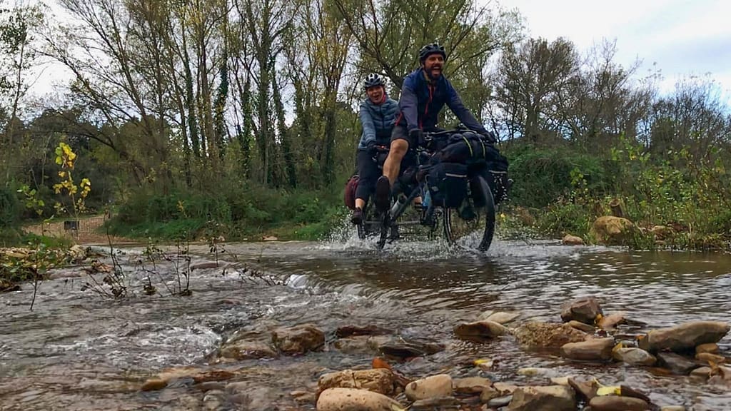 Viagem de bicicleta tandem, Provence - França