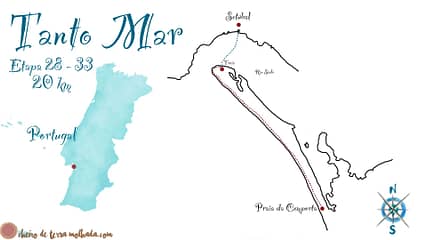 Mapa da Comporta a Setúbal Tanto_Mar_Etapa_28
