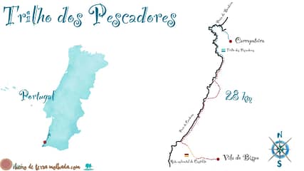 Trilho dos Pescadores, Rota Vicentina_Etapa_Carrapateira - Vila do Bispo