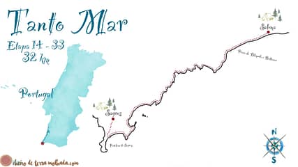 Mapa de Salema a Sagres Tanto_Mar_Etapa_14