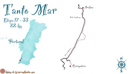 Mapa de Carrapatateira a Arrifana Tanto_Mar_Etapa_17