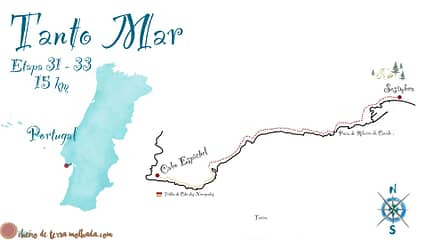 Mapa de Sesimbra a Cabo de Espichel Tanto_Mar_Etapa_31